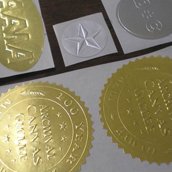 Embossed Labels Printing