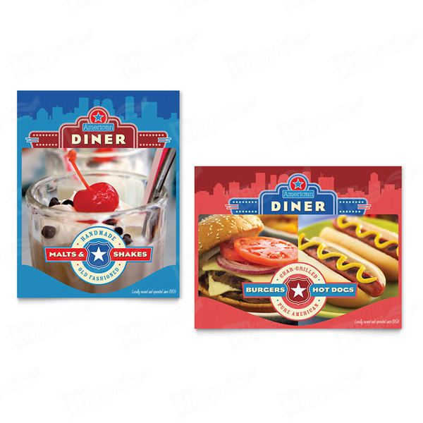 American Diner Restaurant Posters Printing