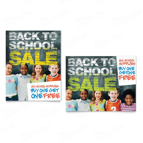 Back to School Sale Posters Printing