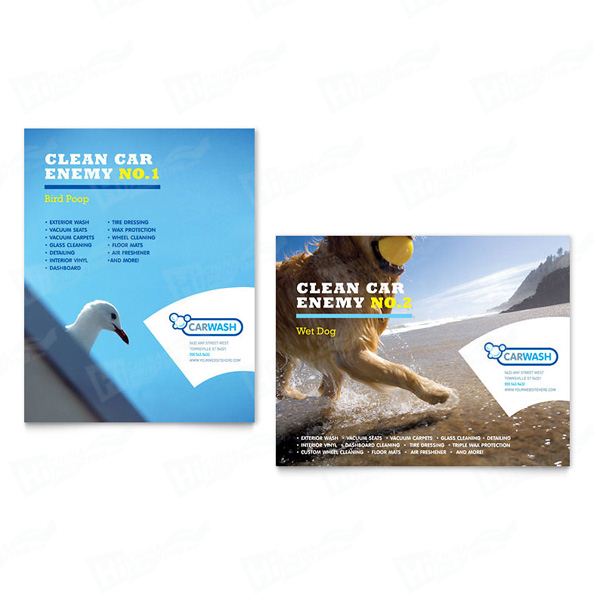 Car Cleaning Posters Printing