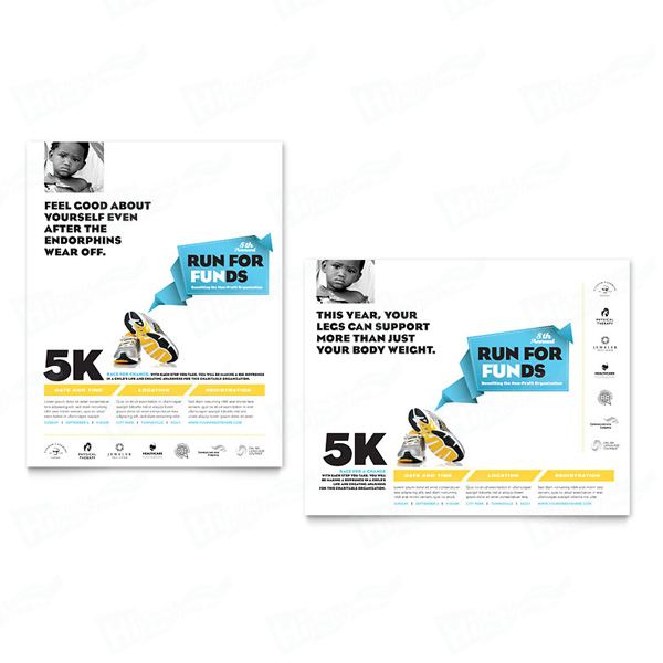 Charity Run Posters Printing