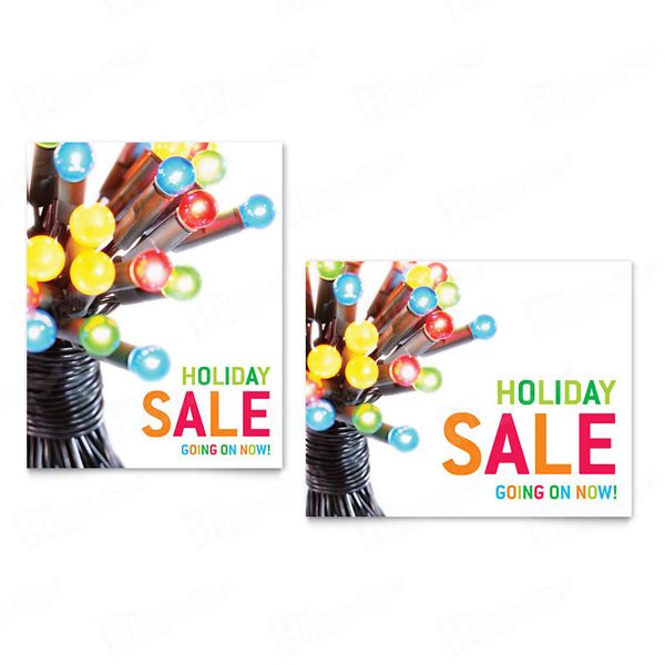 Christmas Lights Sale Posters Printing