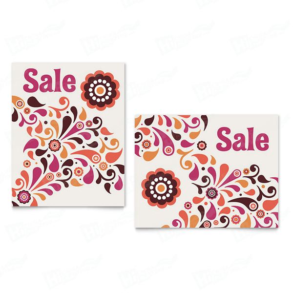 Fall Color Floral Sale Posters Printing