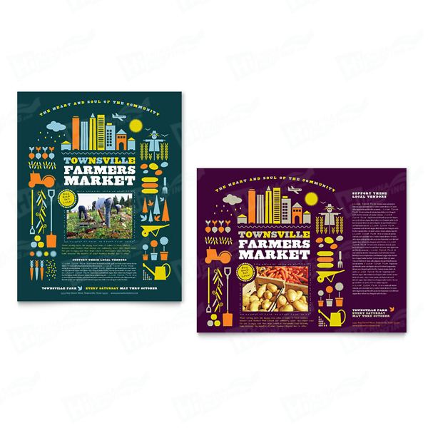 Farmers Market Posters Printing