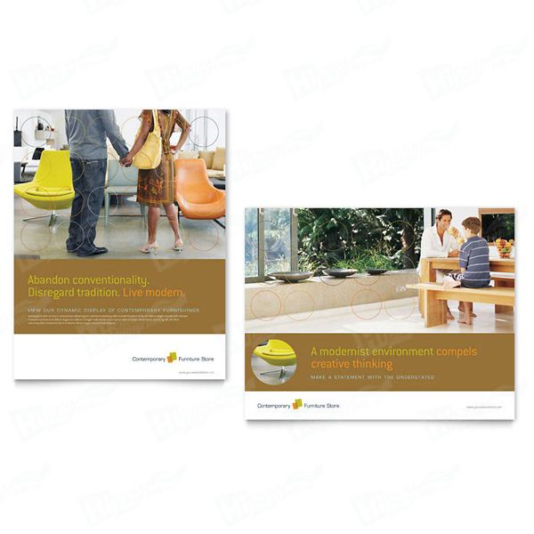 Furniture Store Posters Printing