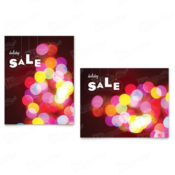 Holiday Lights Sale Posters Printing