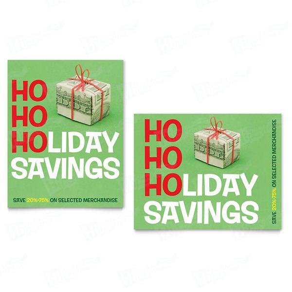 Holiday Savings Sale Posters Printing