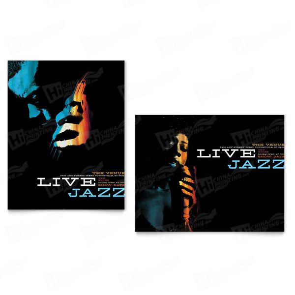 Jazz Music Event Posters Printing