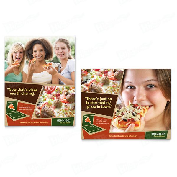 Pizza Pizzeria Restaurant Posters Printing