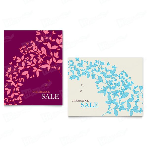 Spring Leaves Sale Posters Printing