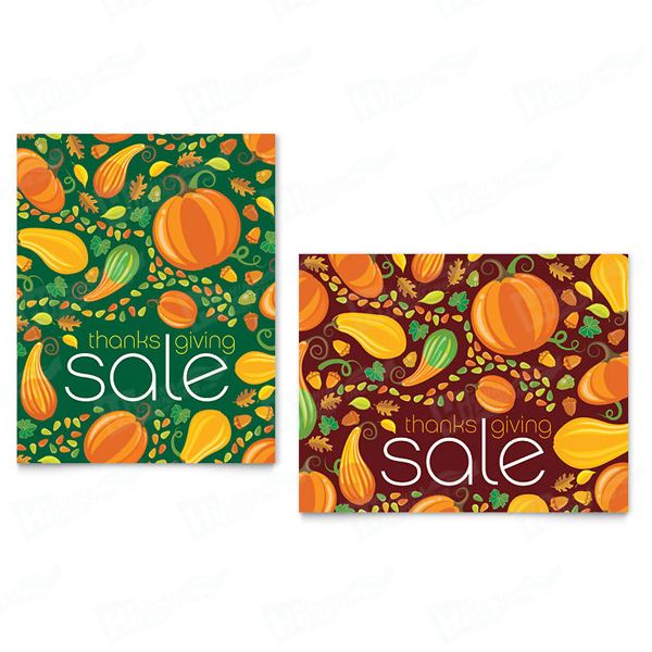 Thanksgiving Harvest Sale Posters Printing