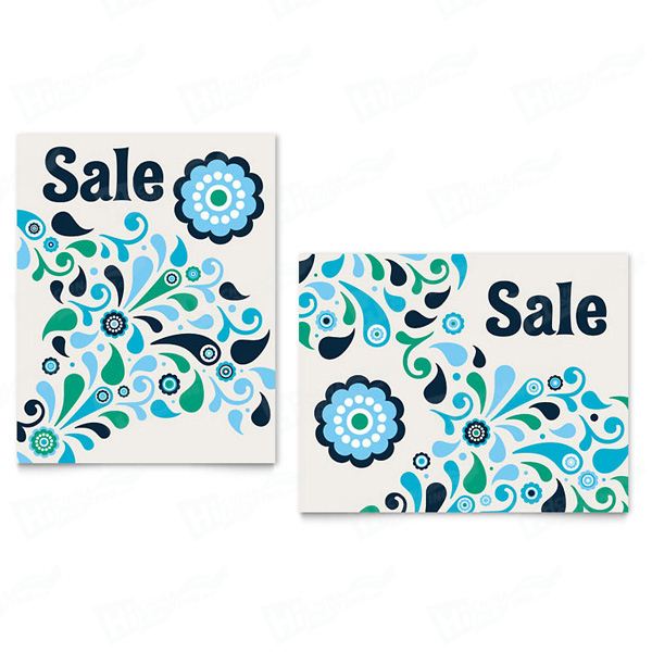 Winter Color Floral Sale Posters Printing