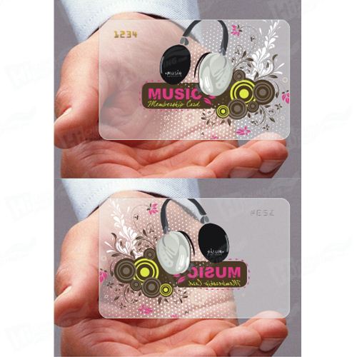 Frosting Plastic Business Card Printing