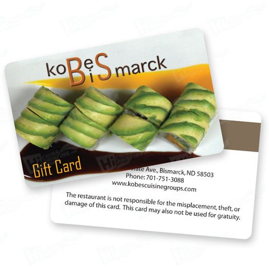 Plastic Gift Cards Printing