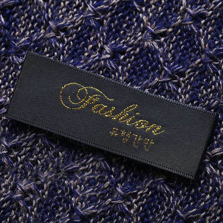 Black Satin Labels