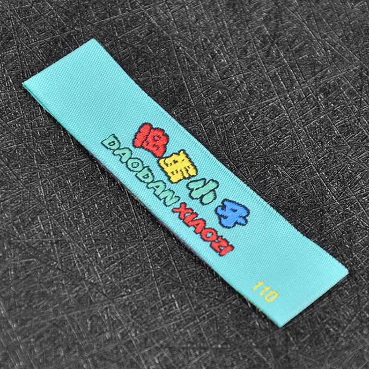 Colorful Blue Satin Labels - Click Image to Close