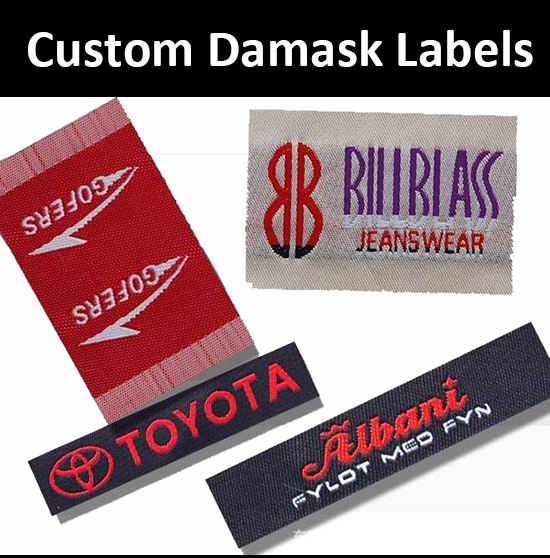 Custom Damask Labels