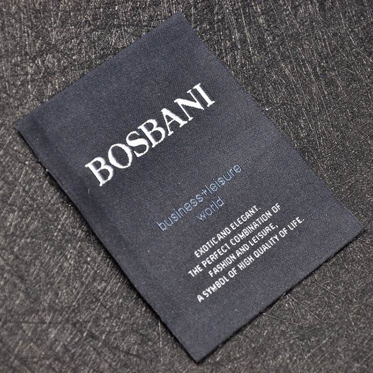 Custom Woven Labels For Men's Apprarel