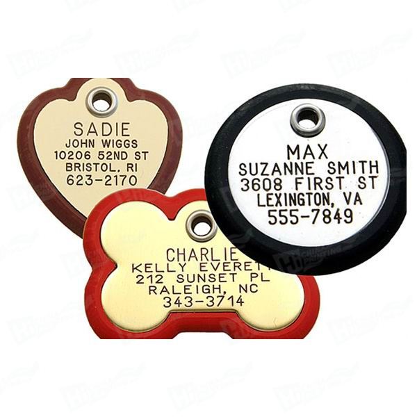 Eco-Friendly Metal Dog Name Tag