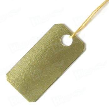 Gold Paper Clothing Tags Printing