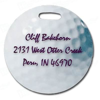 Plastic Golf Bag Tags Printing