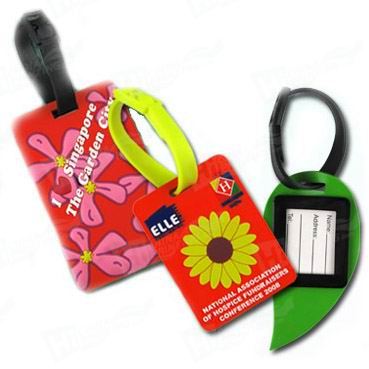 Plastic Luggage Tag with PVC loop